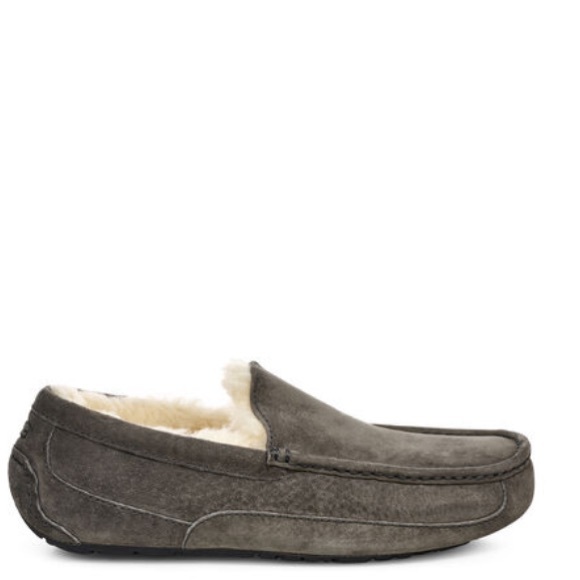 UGG Shoes Mens Grey Ugg Ascot Mens Slipper Us Poshmark